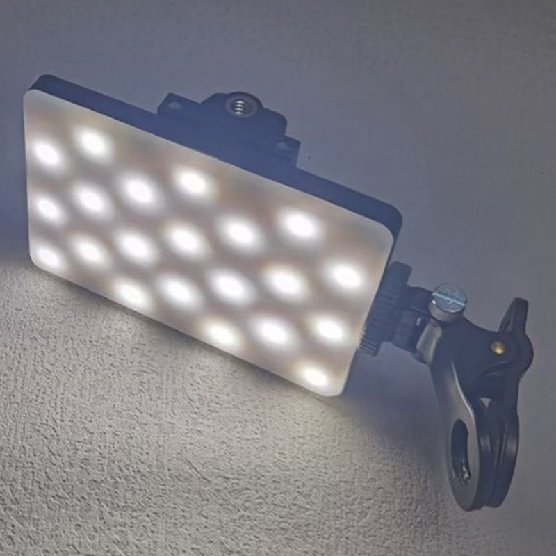 Photography Mobile Lighting - Портативный светодиодный светильник с зажимом для