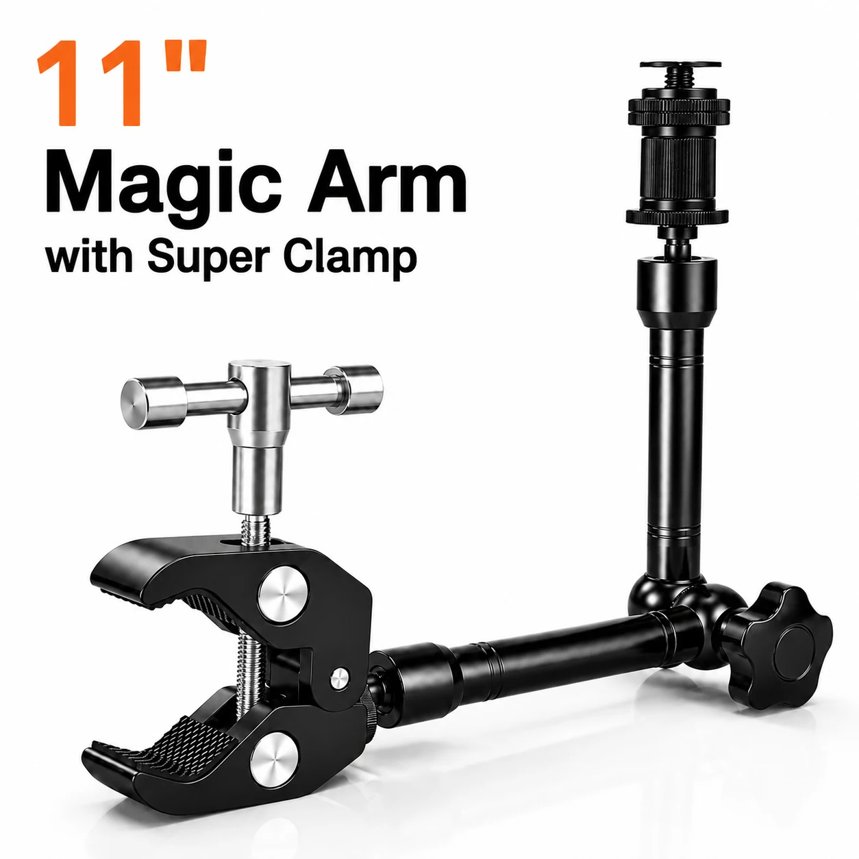 Photography Lighting Description - 11-дюймовый кронштейн Magic Arm с супер-зажимом